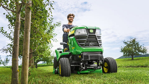 X370 Gasoline Riding Mower with Mulching Deck (107cm)