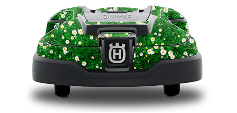 AUTOMOWER® Roboter-Rasenmäher-Aufkleber-Set Blumen 405X / 415X 