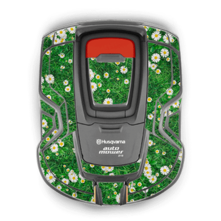 AUTOMOWER® Roboter-Rasenmäher-Aufkleber-Set Blumen 405X / 415X 