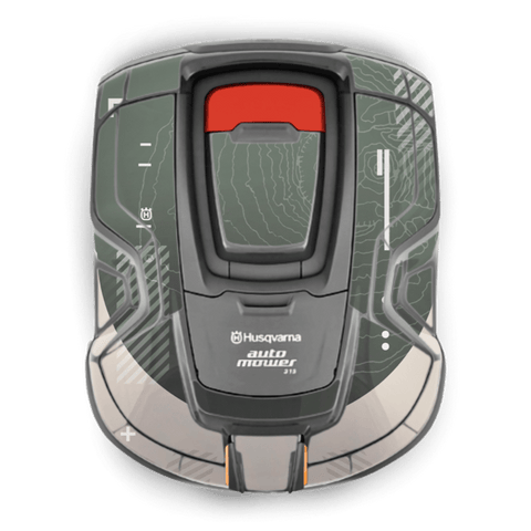 Stickerkit Robotmaaier Geokaart tbv Automower 105, 305, 310 Mark II en 315 Mark II