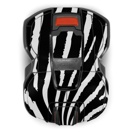 Aufkleberset Robotermäher Zebra 